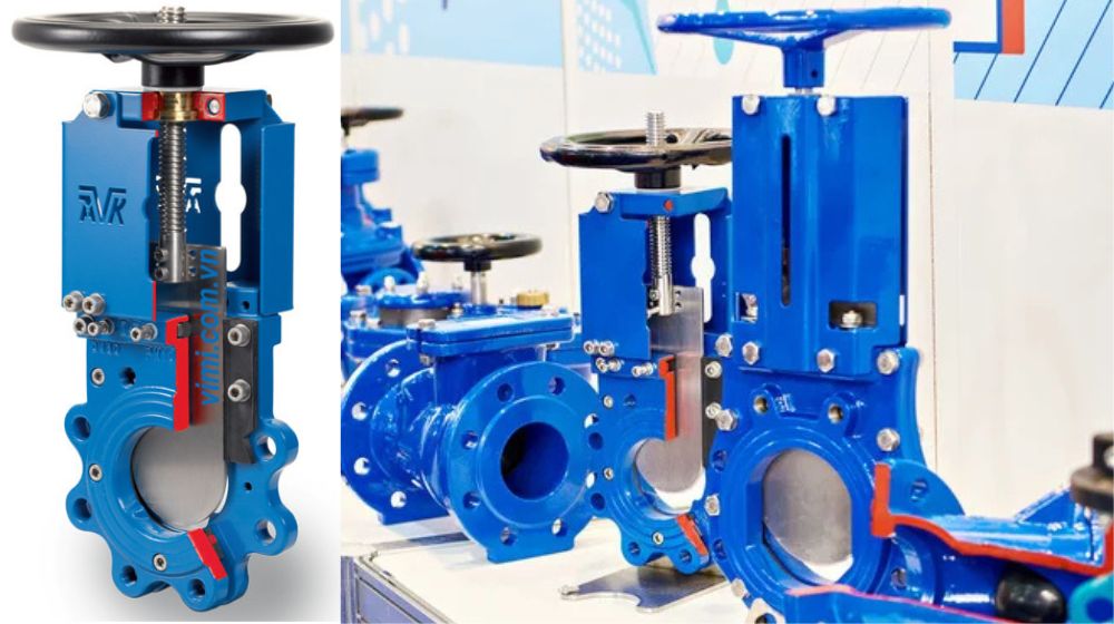 cấu tạo của knife gate valve