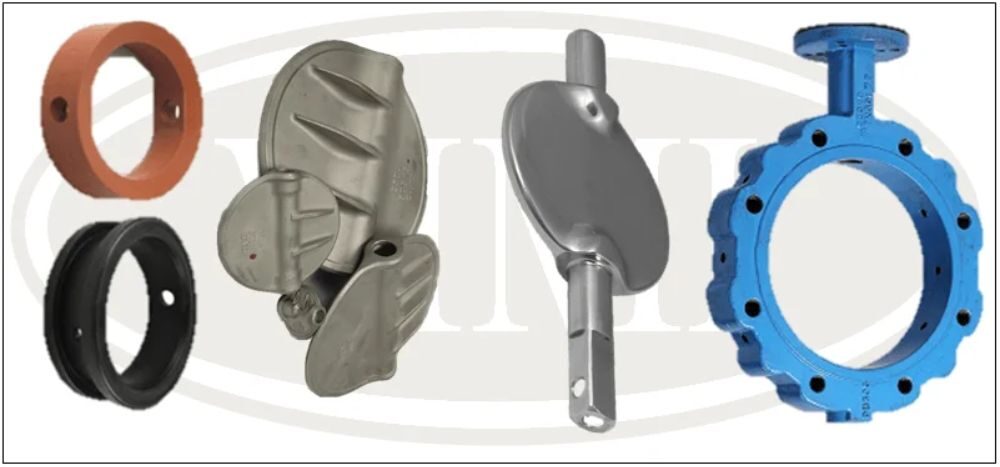 cấu tạo van bướm xi măng