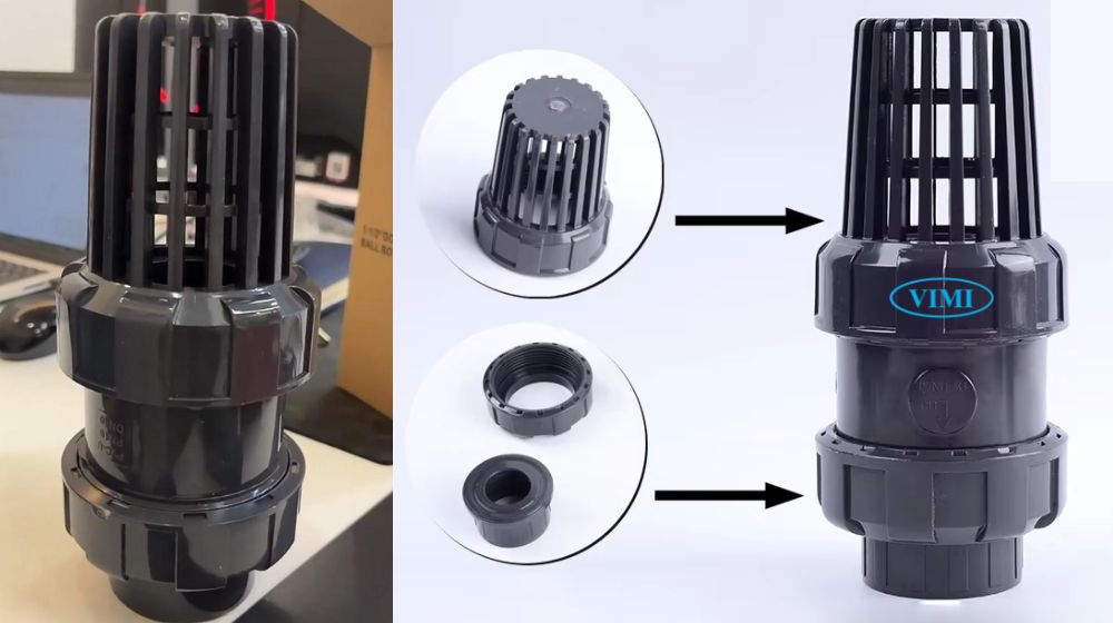cấu tạo rọ bơm rắc co