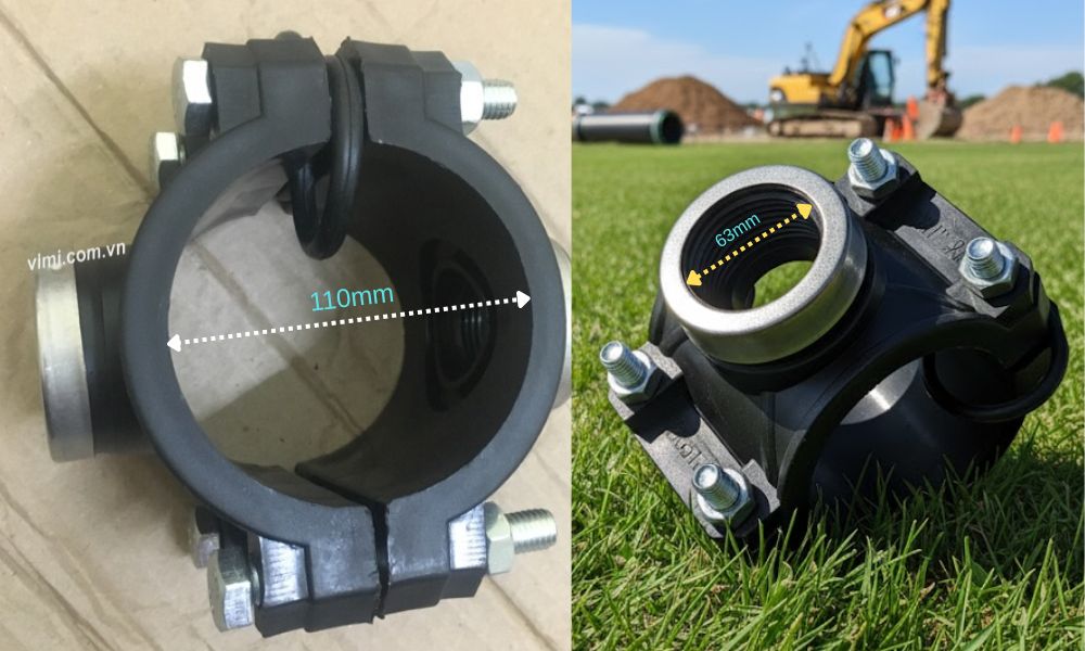 đai khởi thủy hdpe 110 63 là gì