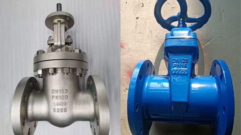 Van cổng DN125 điều tiết dòng chảy van cổng dn125