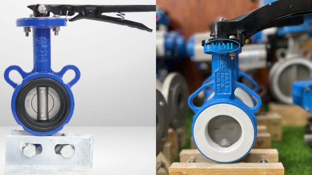 giá van bướm dn65