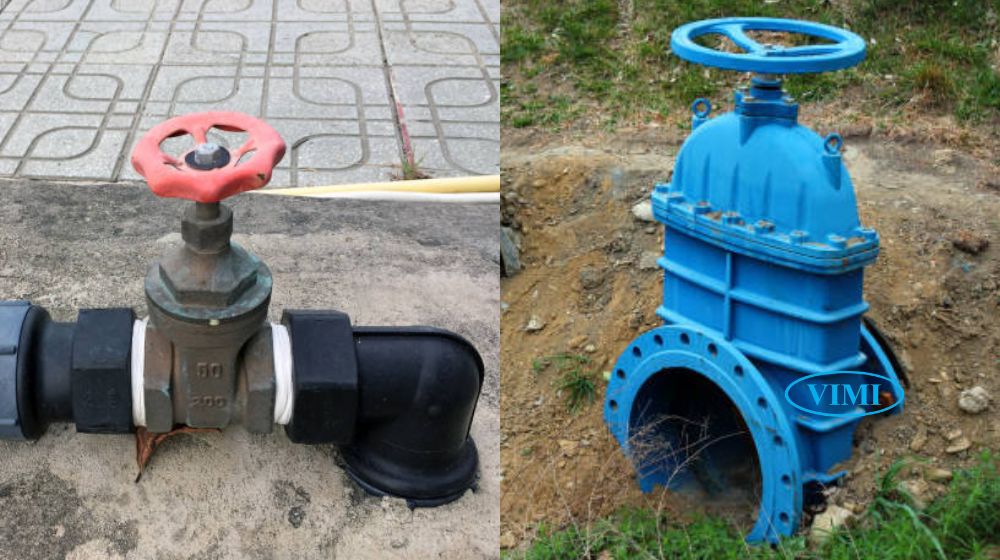 kết nối của non rising stem gate valve