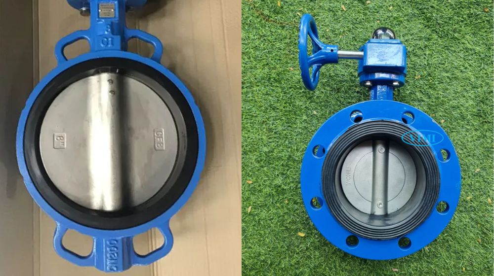 kết nối của van bướm gang tay quay dn200