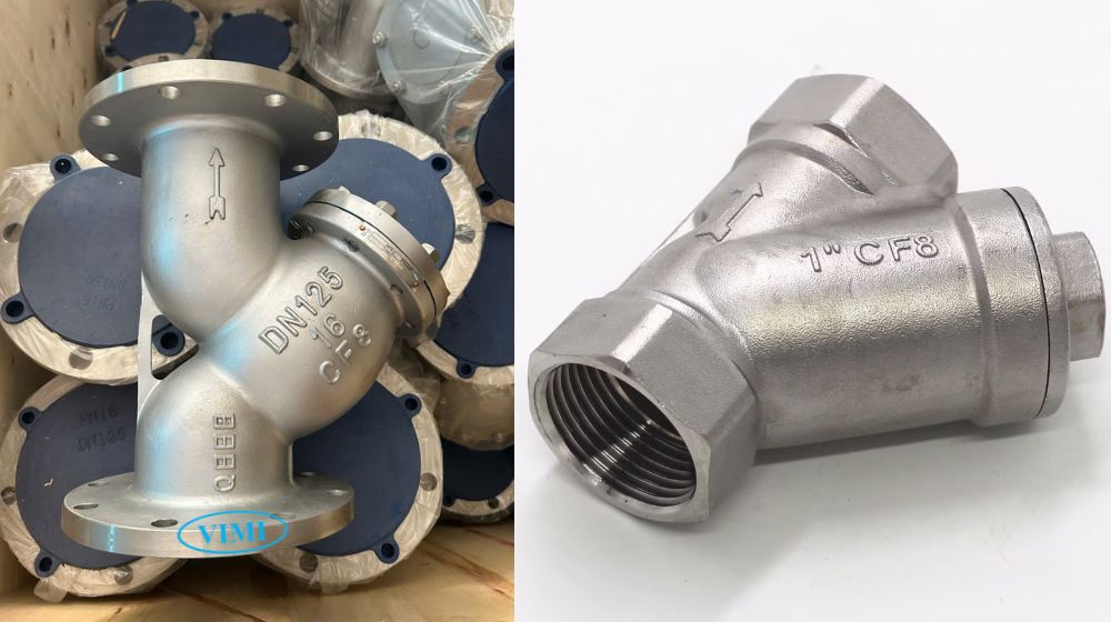 kết nối stainless steel strainer