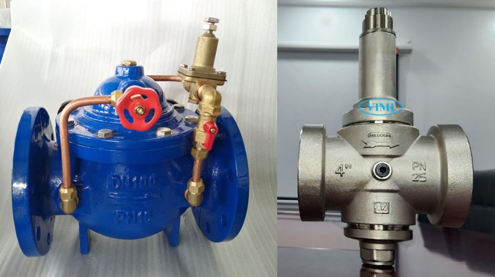 Van giảm áp DN100 - Φ114mm - 4 inch kết nối van giảm áp dn100