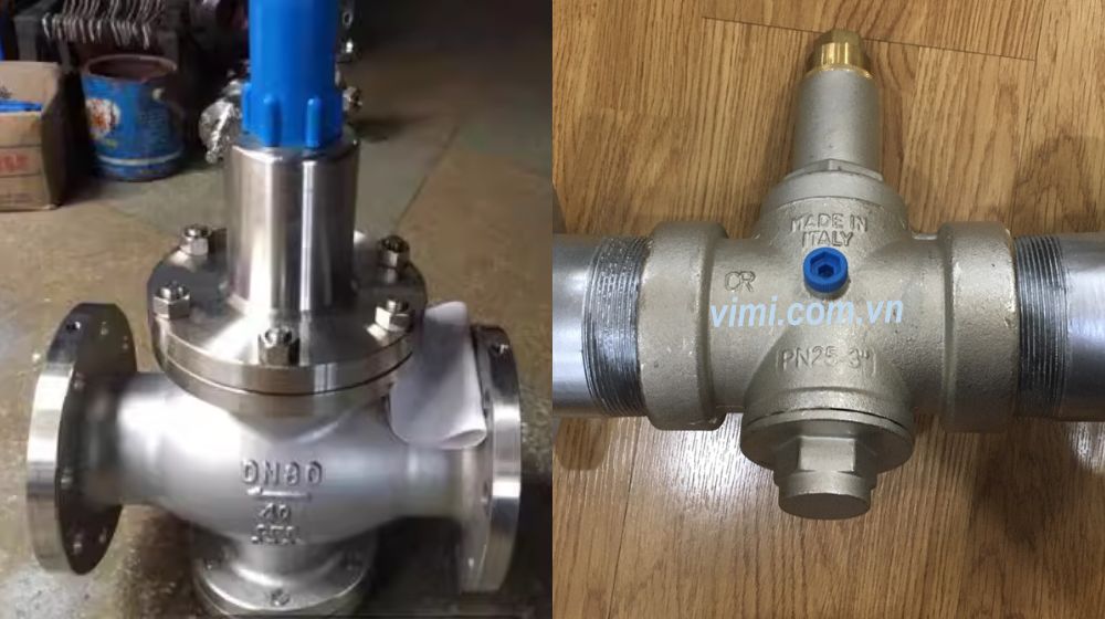 Van giảm áp DN80 - Φ89mm - 3 inch kết nối van giảm áp dn80