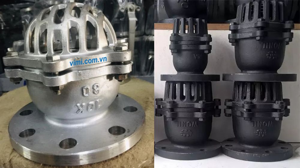 kho rọ bơm mặt bích