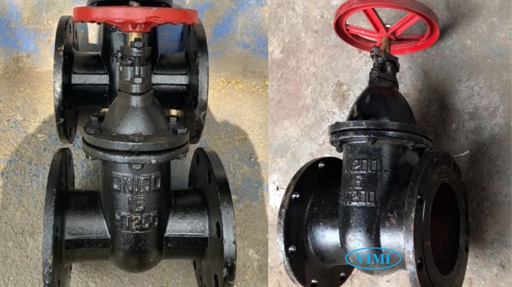 Van cổng Z45T kích cỡ van cổng z45t