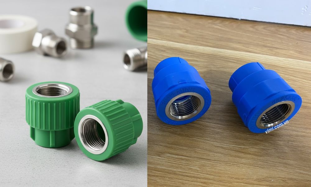lưu ý khi lắp đặt đầu nối ren trong ppr