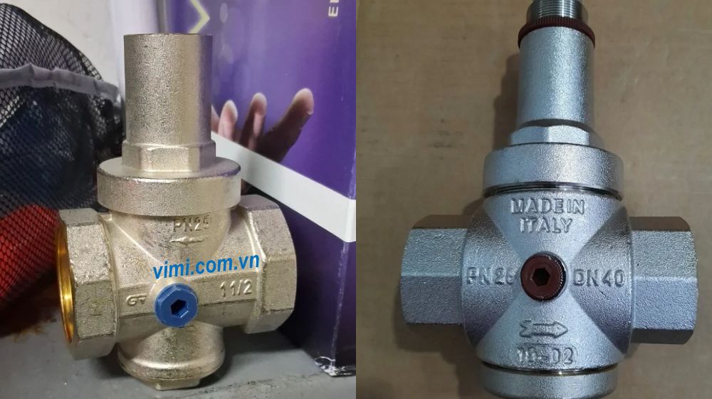 Van giảm áp DN40 - Φ49mm - 1 1/2 inch lưu ý lắp đặt van giảm áp dn40