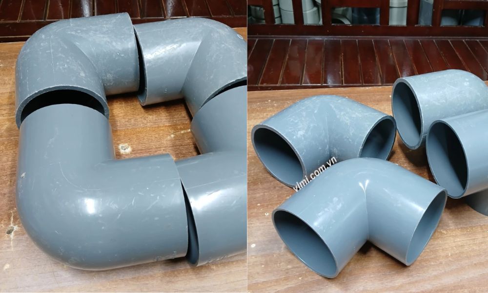 Cút PVC D110 - 4 ứng dụng thực tế lưu ý quan trọng khi lắp đặt cút pvc d110