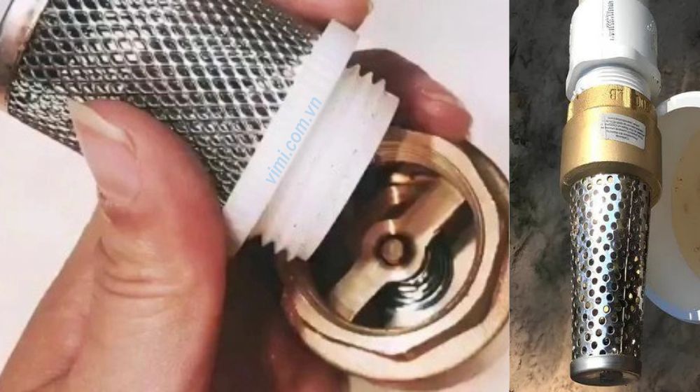 nguyên lý hoạt động của rọ hút máy bơm