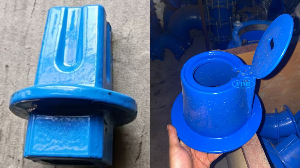 Nắp chụp van gang phân biệt nắp chụp van và nắp hộp van