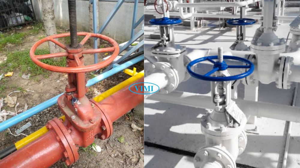 rising gate valve lắp ở vị trí như thế nào