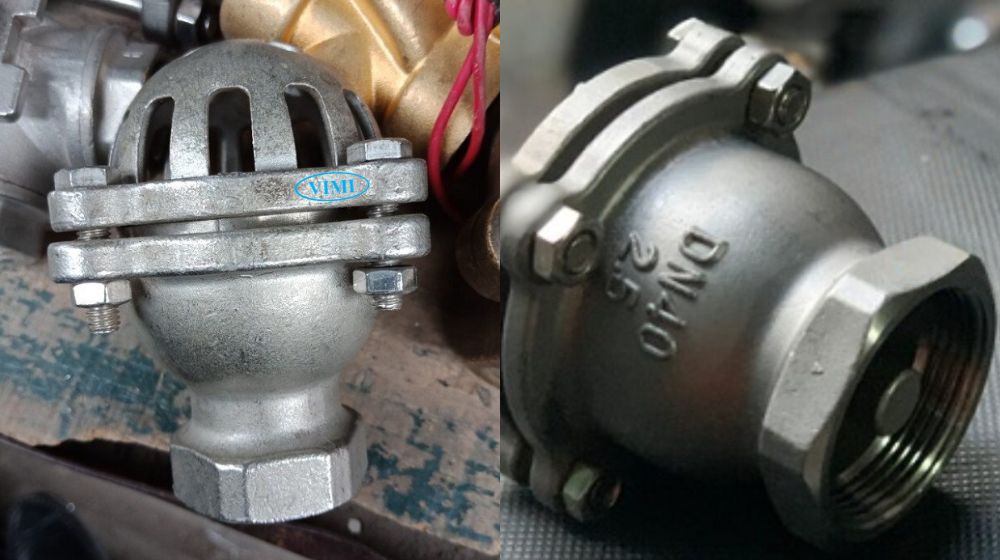 rọ bơm nối ren inox