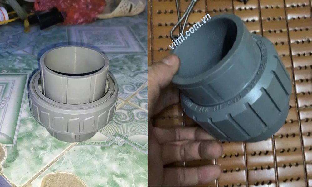 Rắc co PVC 60 - Phụ kiện nối ống linh hoạt tên gọi khác của rắc co pvc 60