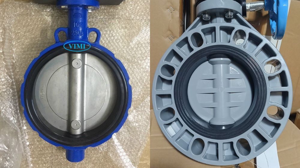 thân van bướm dn250 làm từ vật liệu gì