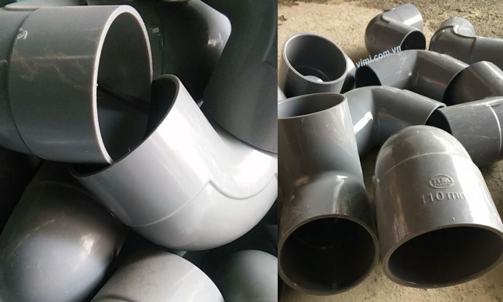 Cút uPVC D110 - 5 ứng dụng thực tế thông số kỹ thuật của cút upvc d110