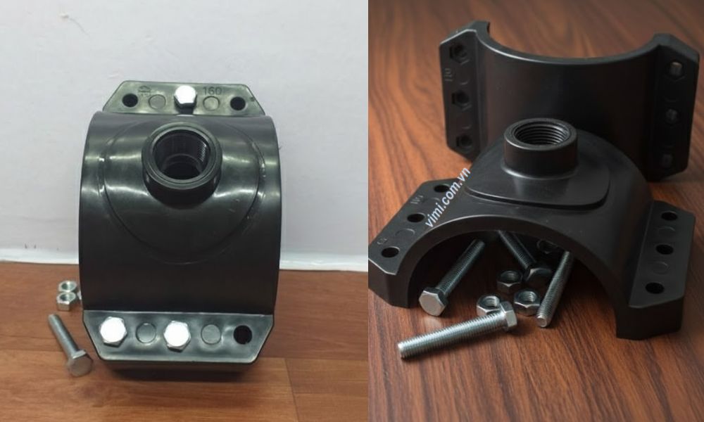 Đai khởi thủy HDPE 160 - 5 bước lắp đặt thông số kỹ thuật của đai khởi thủy hdpe 160