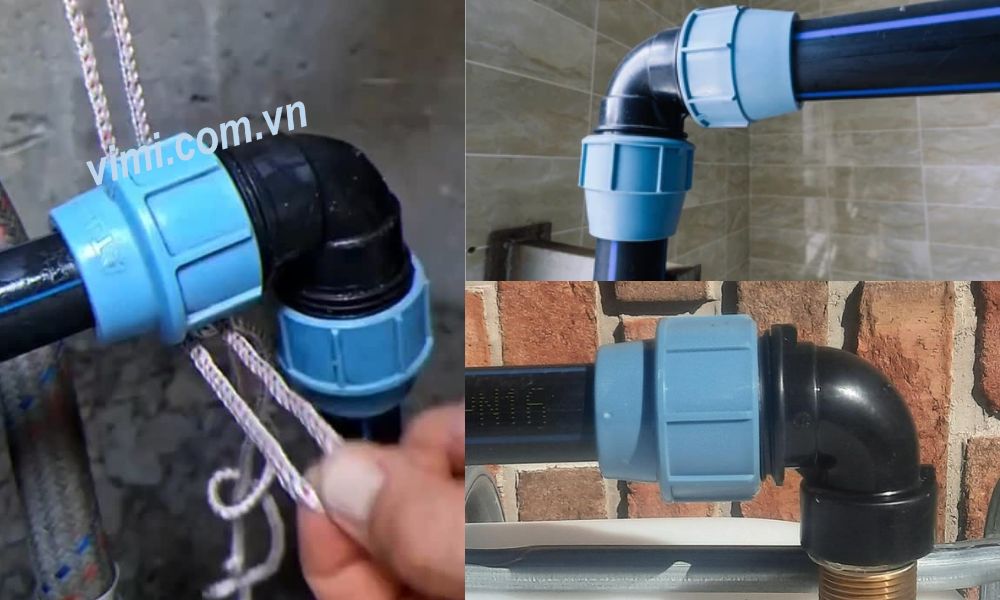 Cút 90 HDPE - Những lỗi lắp đặt ứng dụng của cút 90 hdpe