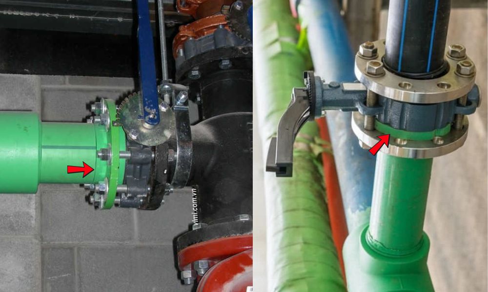 ứng dụng của đầu nối bích ppr