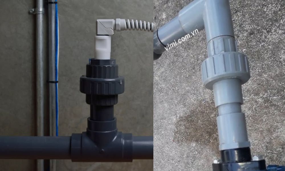 Rắc co PVC 60 - Phụ kiện nối ống linh hoạt ứng dụng thực tế của rắc co pvc 60