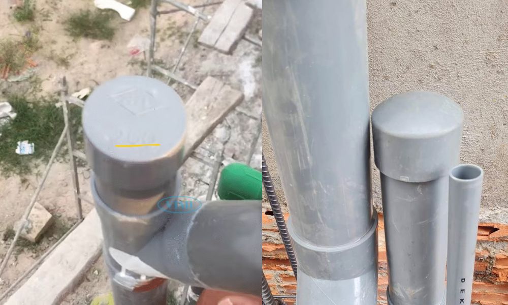 ứng dụng thực tế nắp bịt ống nhựa pvc 200