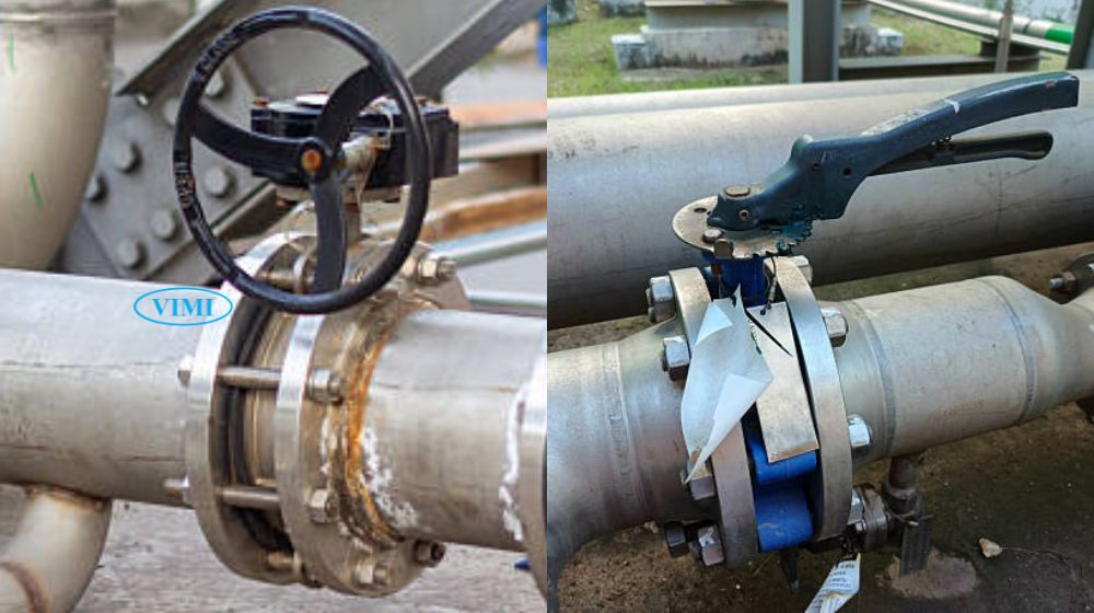 ứng dụng van bướm dn250