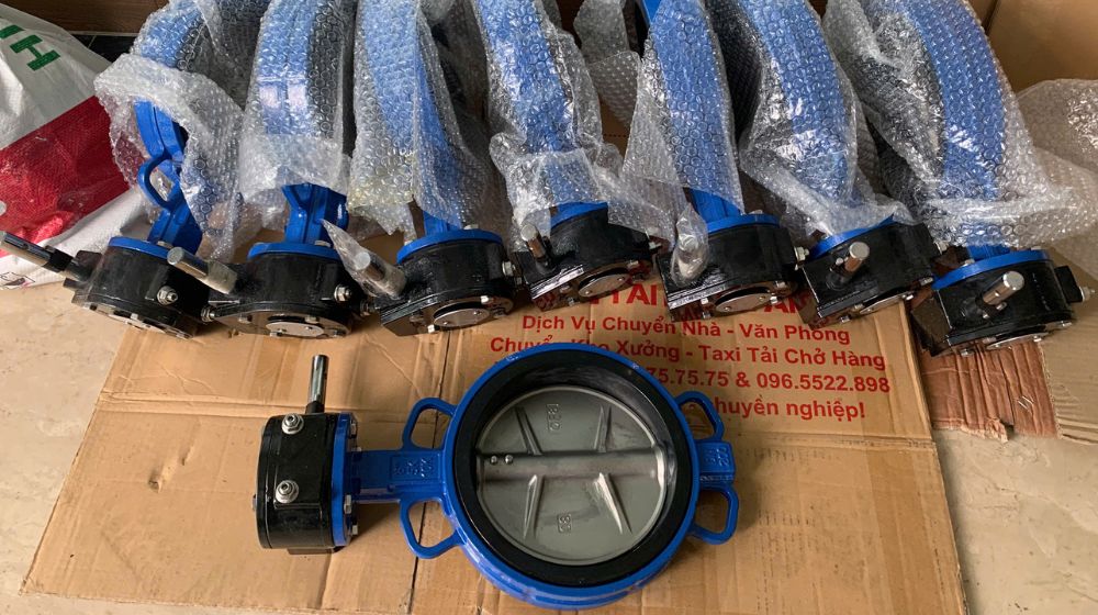 ứng dụng van bướm gang tay quay dn200