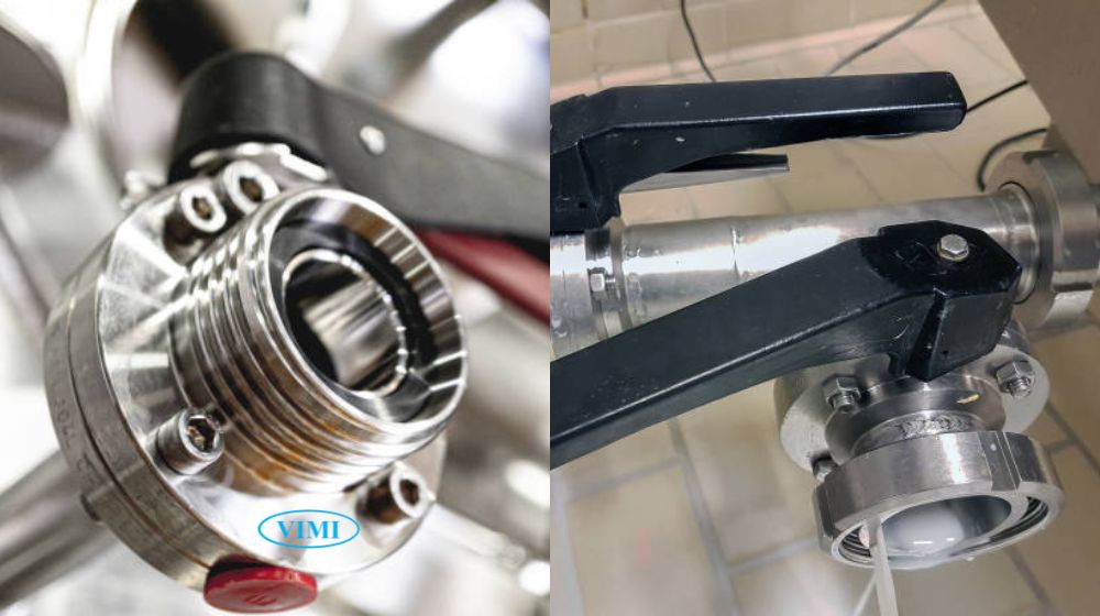 ứng dụng van bướm vi sinh