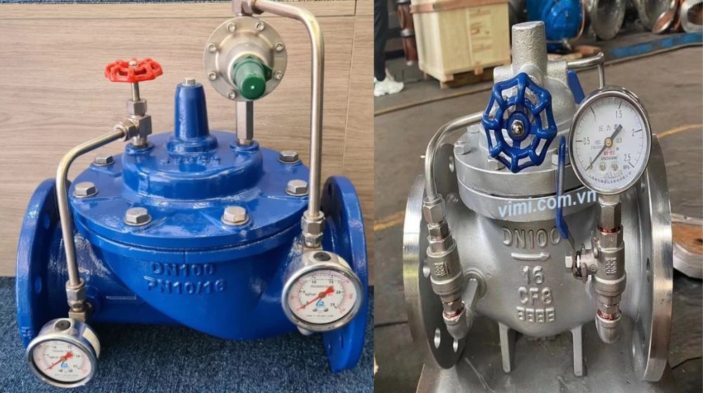 Van giảm áp DN100 - Φ114mm - 4 inch ứng dụng van giảm áp dn100