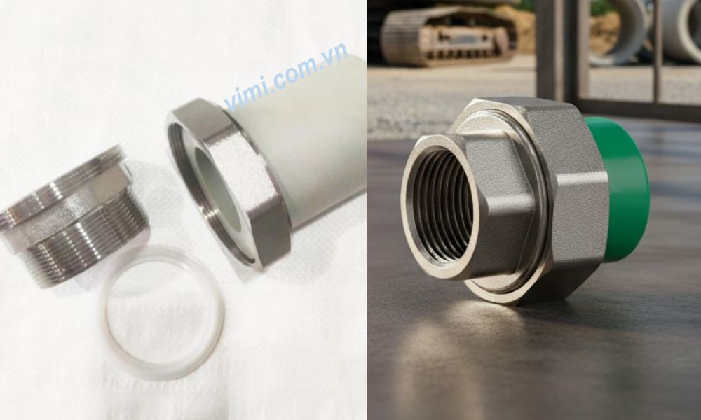 Các bước lắp đặt rắc co PPR D75 ưu điểm của rắc co ppr d75