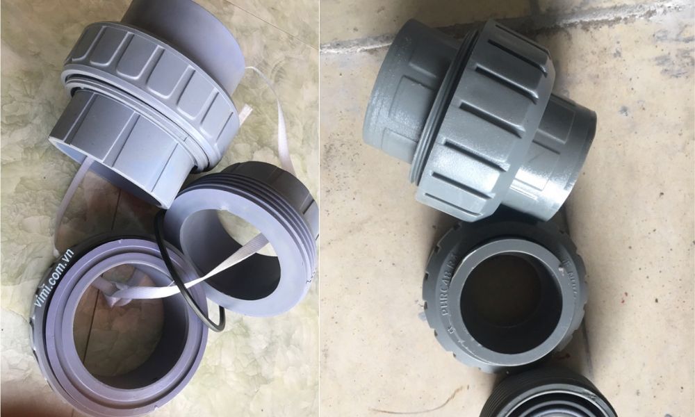 Rắc co PVC 60 - Phụ kiện nối ống linh hoạt ưu điểm của rắc co pvc 60