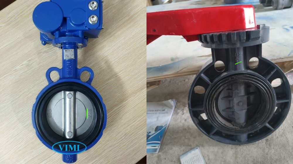 van bướm dn125 nối với loại ống nào