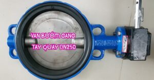 van bướm gang tay quay dn250