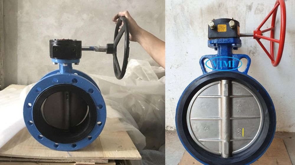 van bướm gang tay quay dn300 dùng cho ống nào