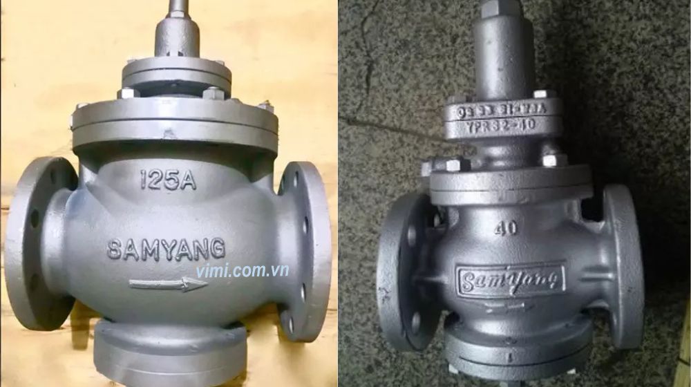 van giảm áp mặt bích samyang