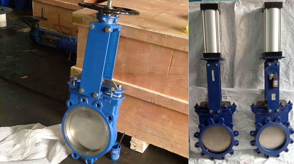 vận hành knife gate valve