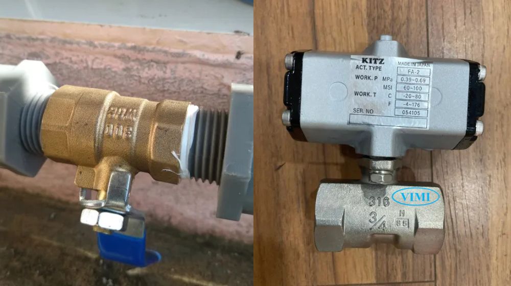 vận hành van bi 27