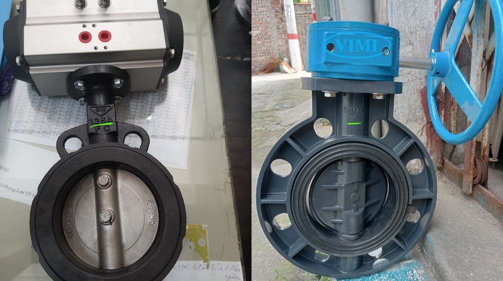 vận hành van bướm dn125