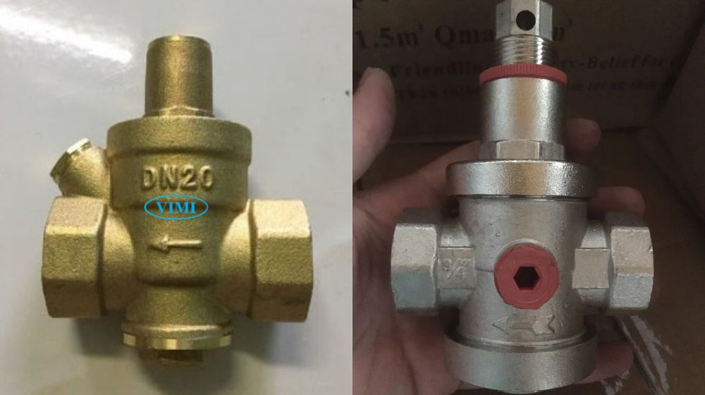 Van giảm áp DN20 - Van giảm áp D27 vật liệu van giảm áp dn20