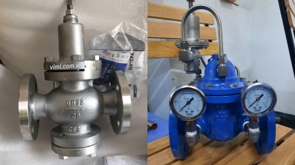 vật liệu van giảm áp mặt bích