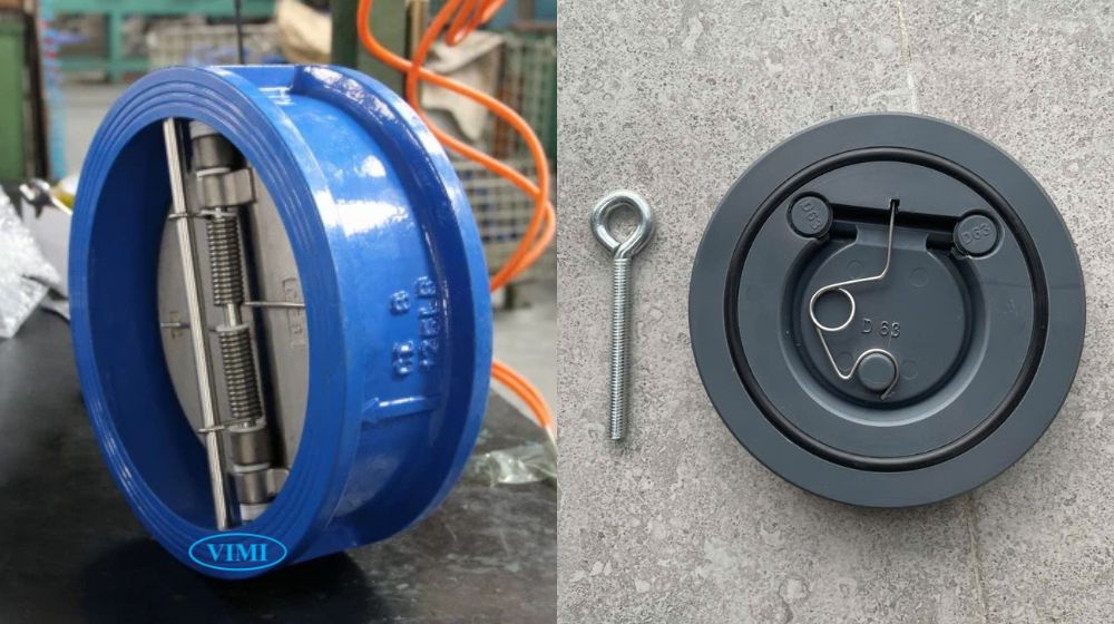 Khám phá wafer check valve là gì wafer check valve làm từ vật liệu gì