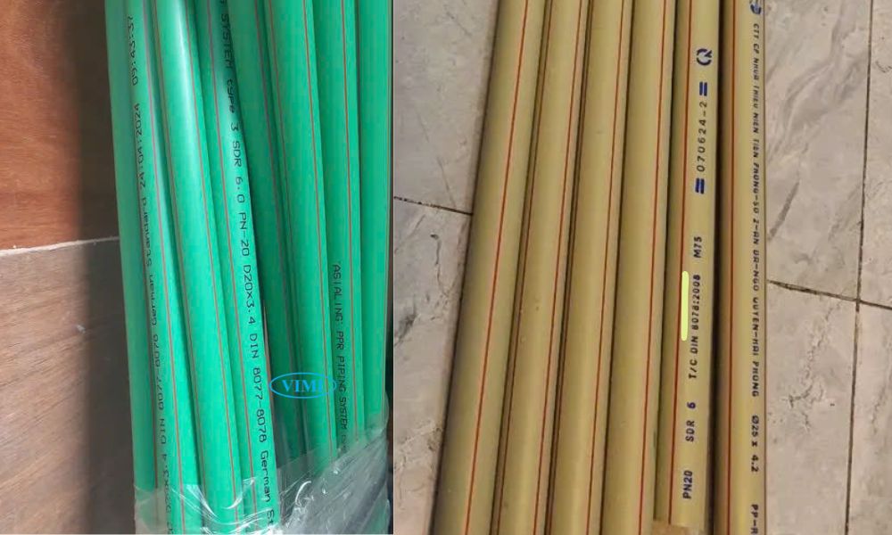 các tiêu chuẩn quốc tế và trong nước của ống nước nóng