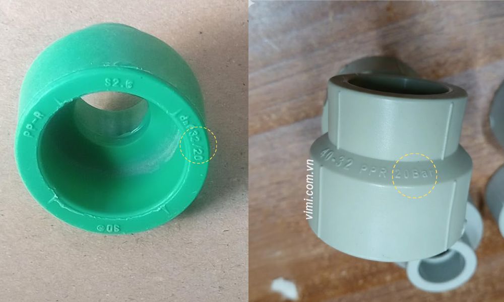 cách đọc hiểu thông số kỹ thuật của đầu nối chuyển bậc ppr