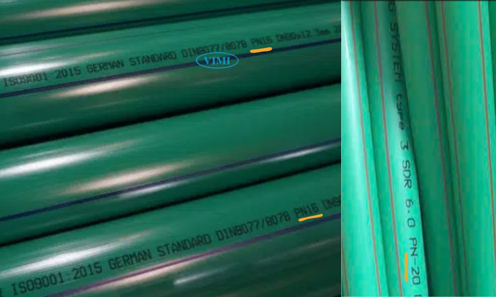 cấp áp lực làm việc ống ppr phi 50