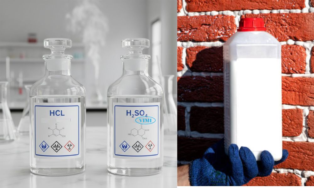 Chọn chất tẩy xi măng phù hợp với van chất tẩy xi măng vô cơ