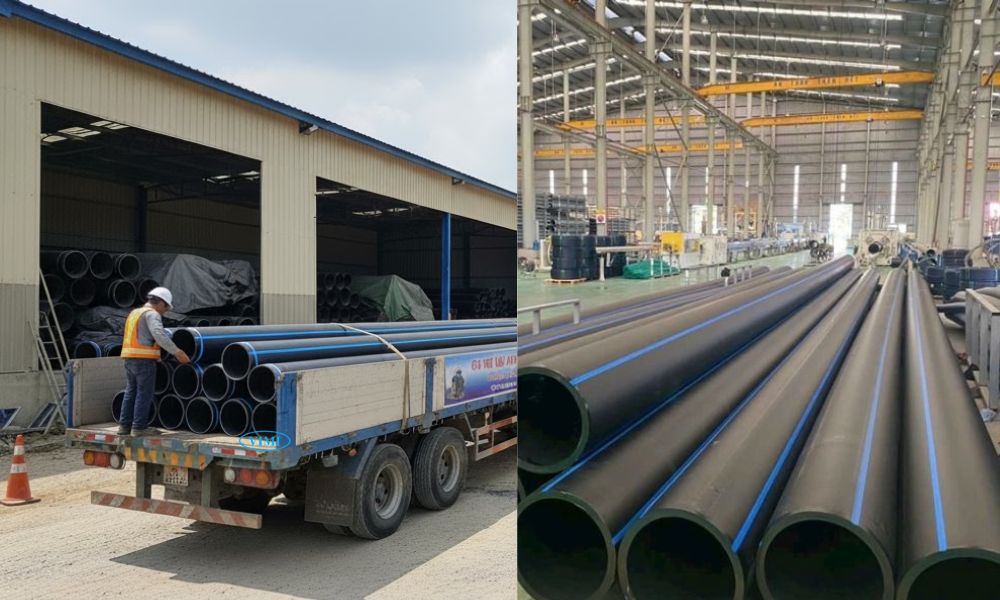 Ống nước HDPE - 4 yếu tố tác động đến giá chi phí vận chuyển thi công lắp đặt ống nước hdpe