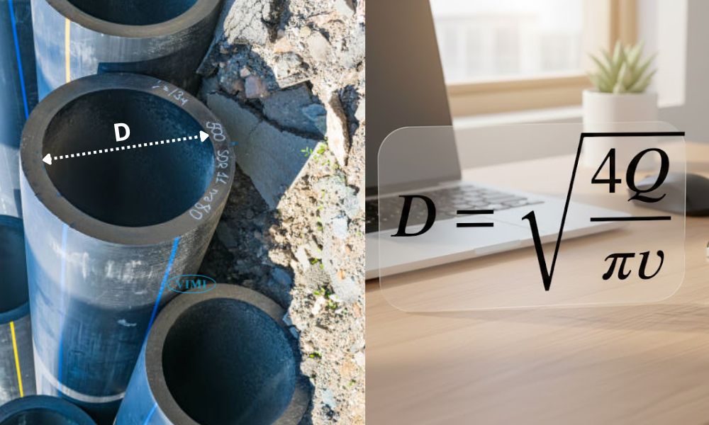 chọn đường kính ống hdpe pn12 pe100